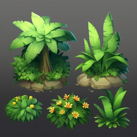 Стилизованные растения