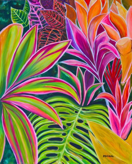 Тропические цветы