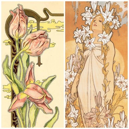 Альфонс муха лилия