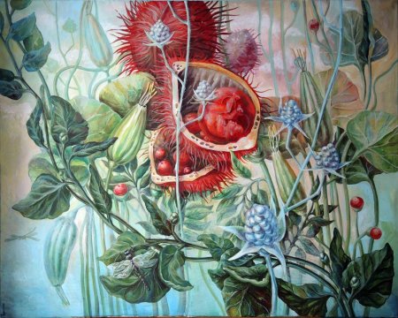 Цветы экзотические в живописи