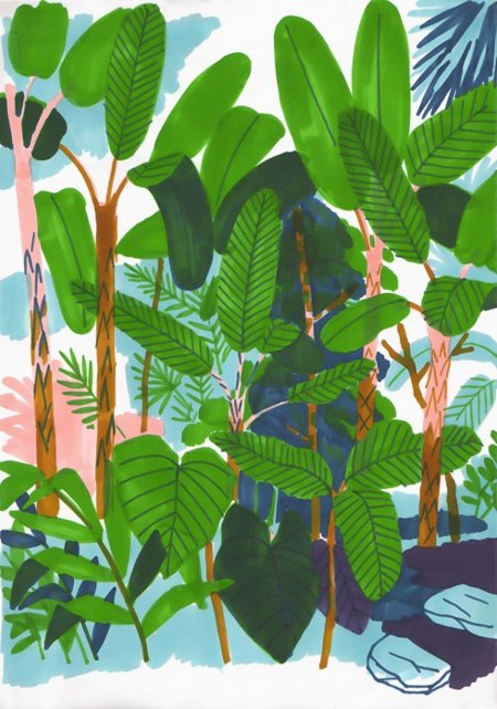 Растения в иллюстраторе