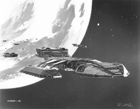 Battlestar galactica 1978 art