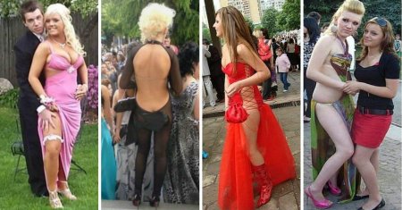 Шокирующие платья на выпускной
