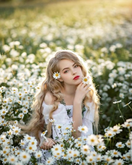 Девочка лето