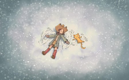 Ангелочки на снегу