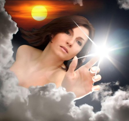 Девушка мечтает