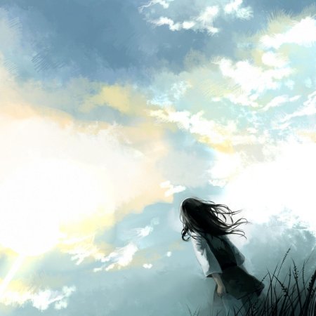 Одинокая девушка