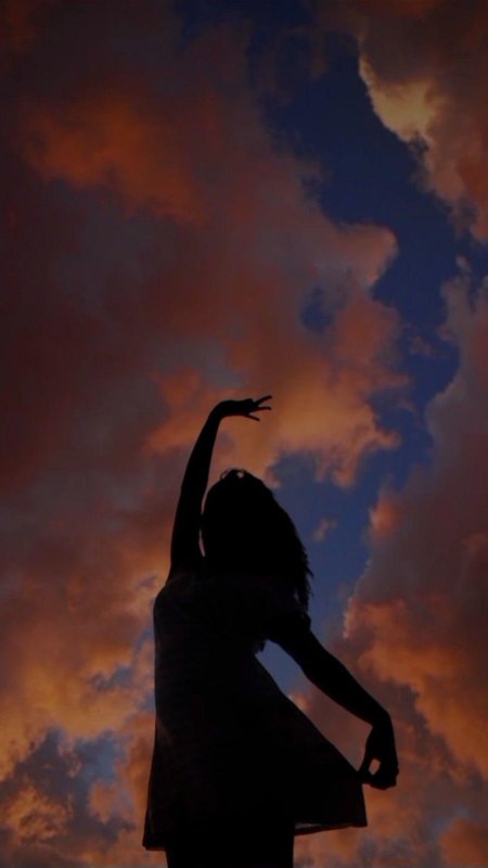 Силуэт девушек