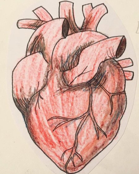 Сердце рисунок красивый