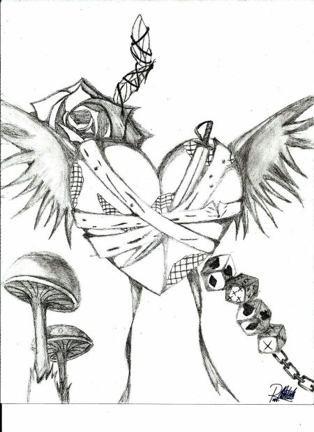 Готические рисунки