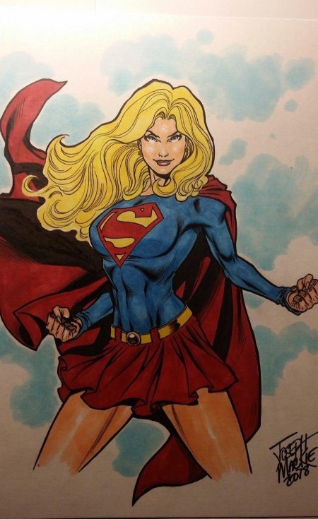 Супергерл арт