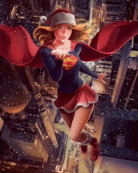 Девушка супергерой