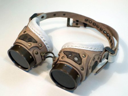 Очки из кожи стимпанк