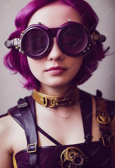 Девушка в стиле стимпанк