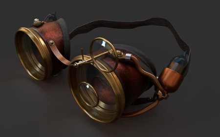 Стимпанк гогглы референс