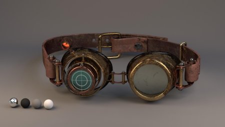 Стимпанк гогглы референс