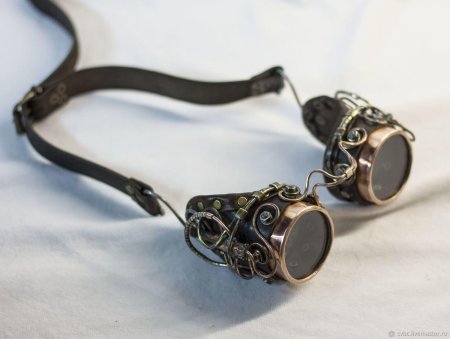 Гогглы стимпанк металл