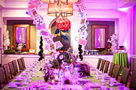 Оформление в стиле алиса стране чудес