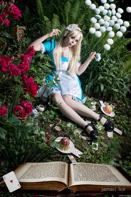 Алиса в стране чудес фотосессия