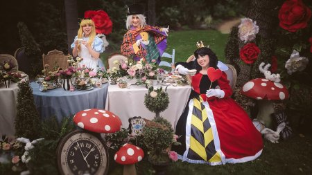 Фотозона алиса в стране чудес