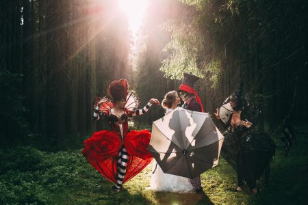 Свадьба в стиле алиса зазеркалье