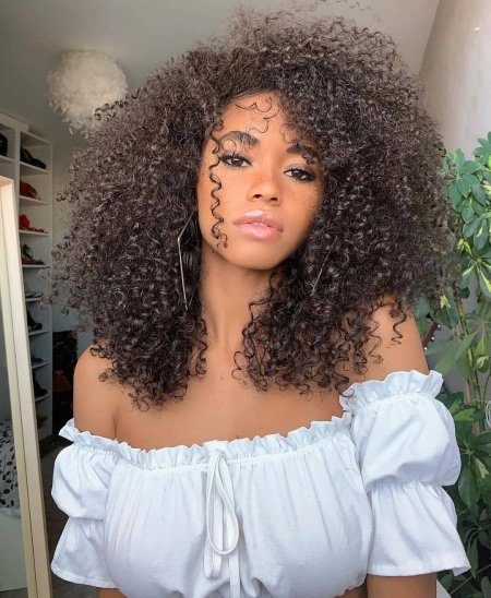 Афро кудрявые