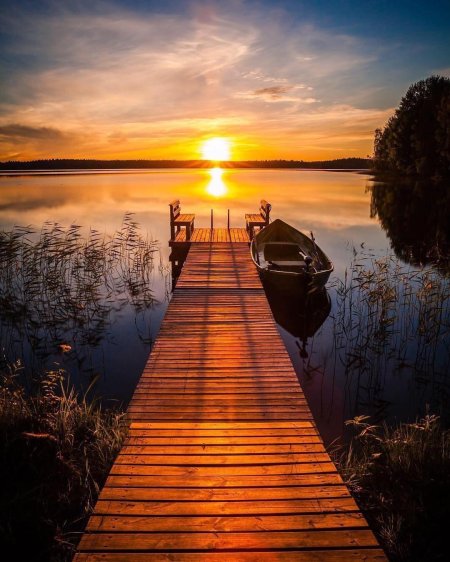 Пейзаж пристани