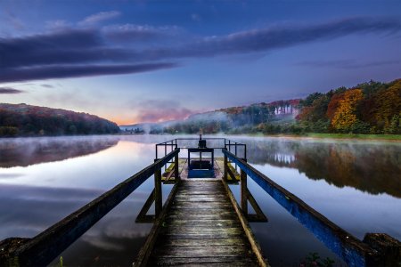 Пейзаж река