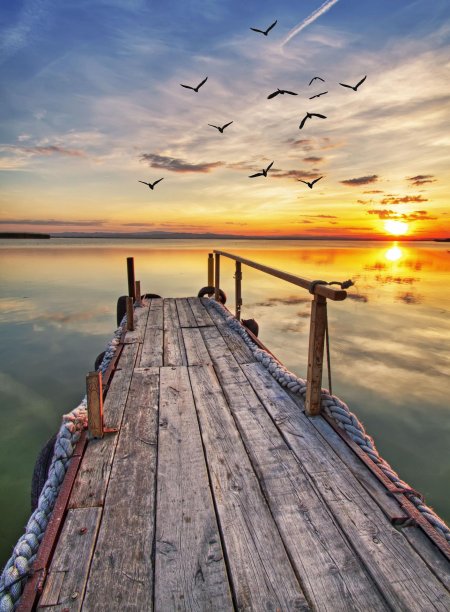 Деревянный пирс