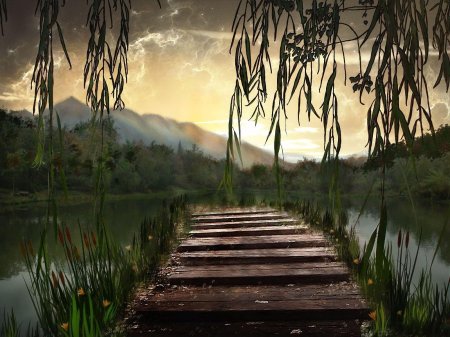 Озеро фэнтези