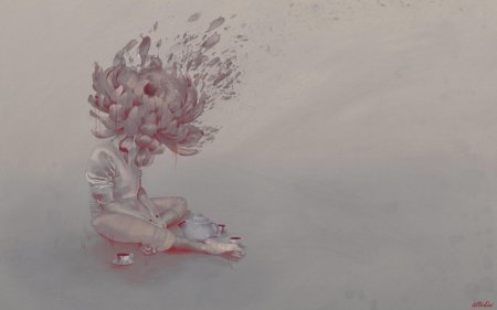 Человек из цветов арт сюрреализм