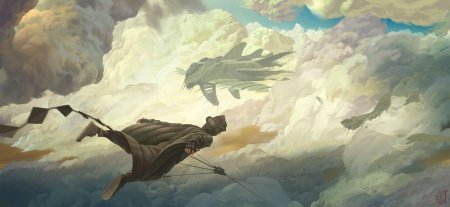 Дирижабль цеппелин живопись