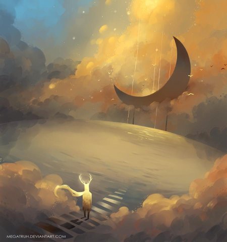 Сказочная луна