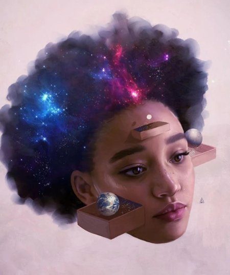 Космическая девушка