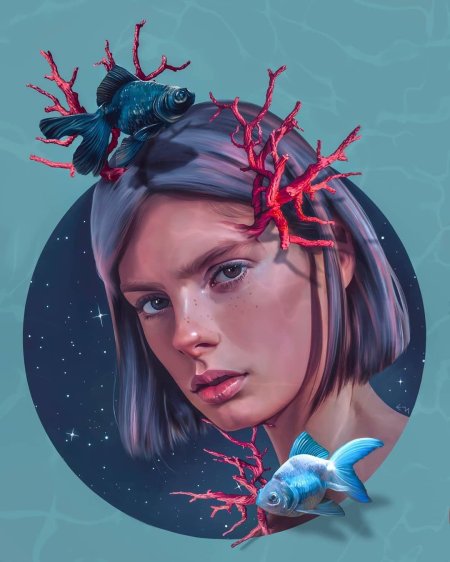 Портрет русалки