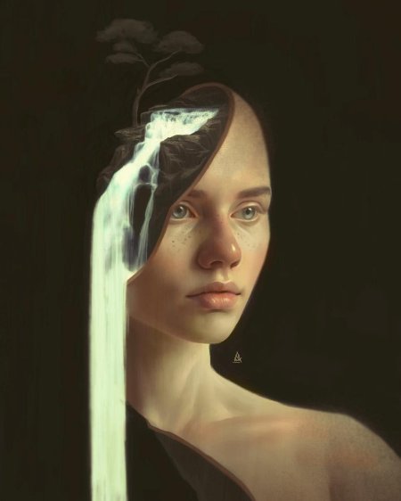 Портрет в стиле сюрреализм