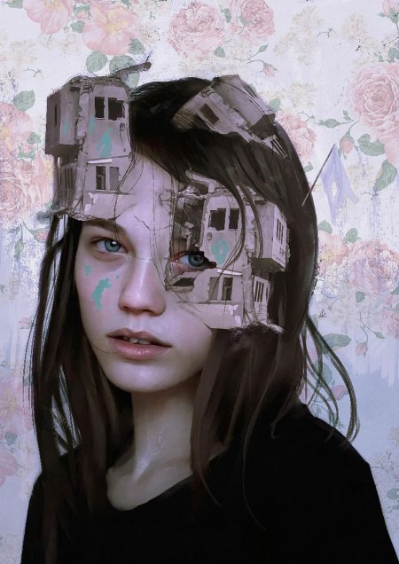 Девушка художник