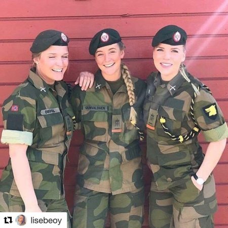 Норвежская армия девушки