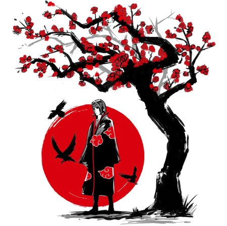 Япония сакура самурай