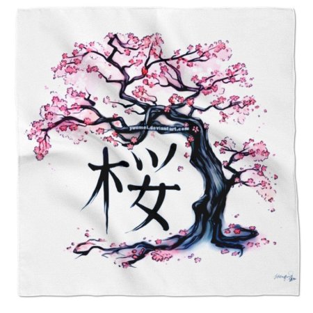 Сакура дерево рисунок