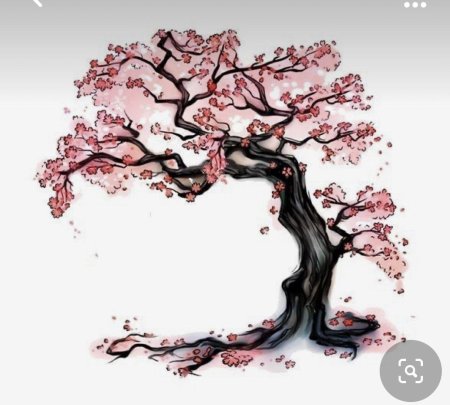 Рисунок дерева сакуры