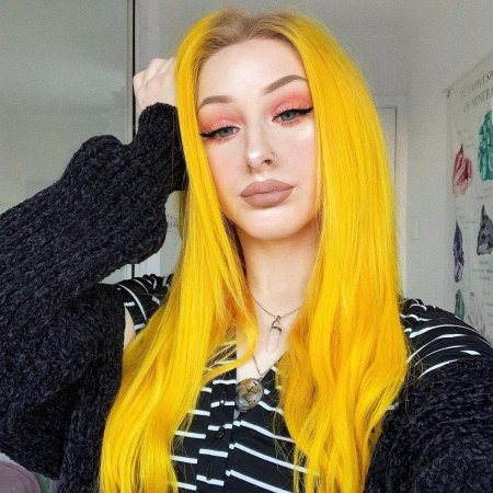 Волосы цветные