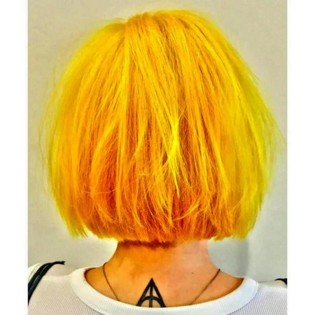 Желтый цвет волос