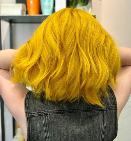 Краска для волос желтый