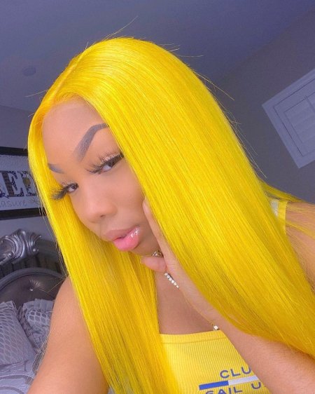 Модная желтая