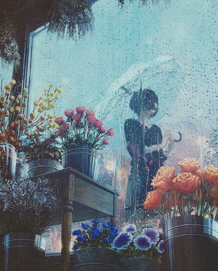 Картины с дождем