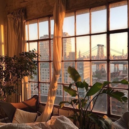 Красивый вид из окна