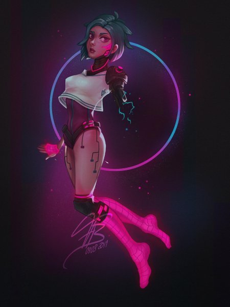 Cyberpunk 2077 танцовщица