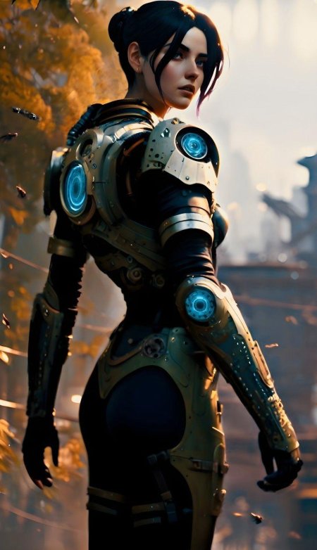 Киберпанк робот