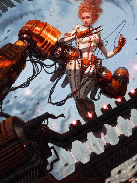 Киберпанк художники